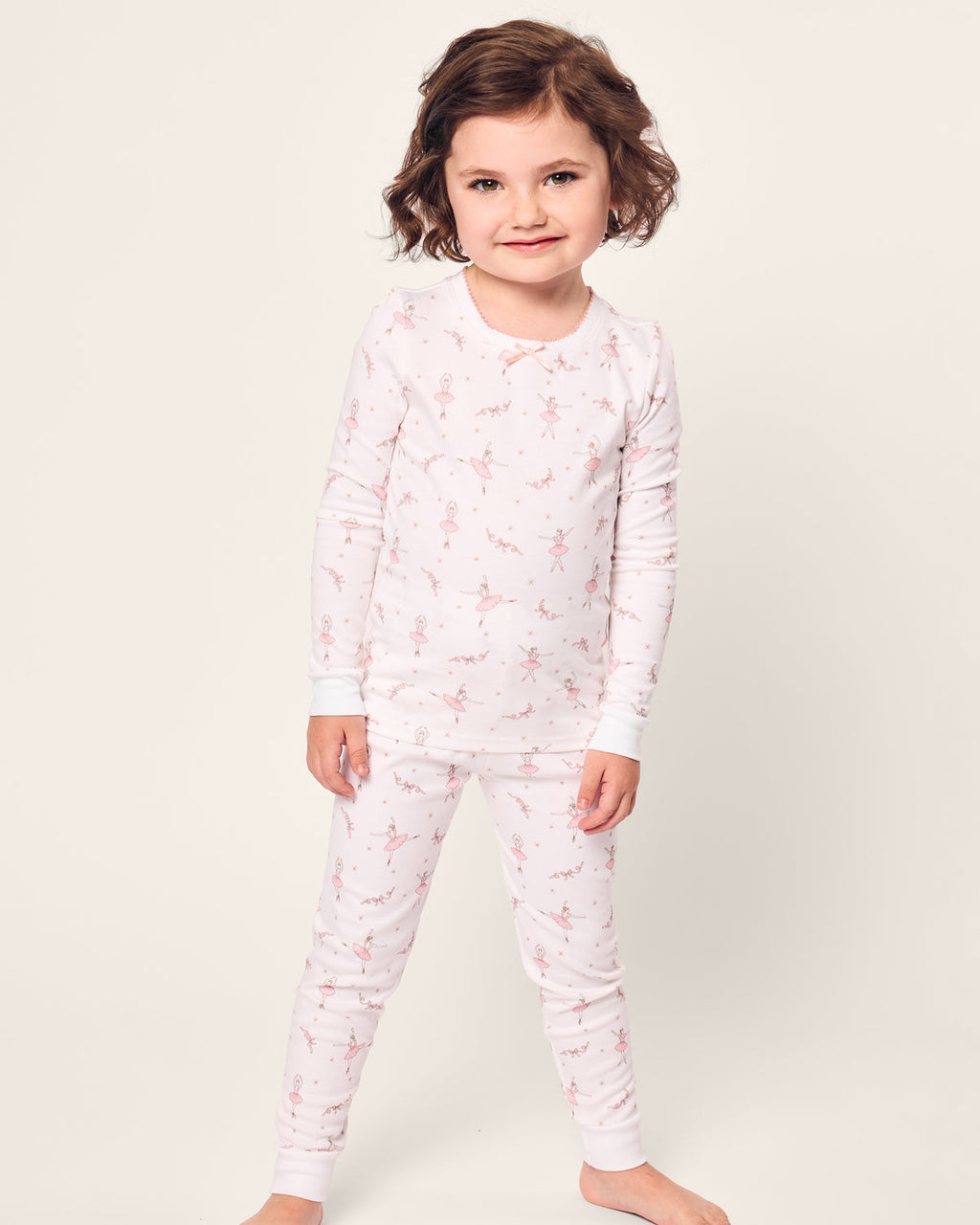 Petite Plume 100% Pima Cotton Pajamas in Sugar Plum Fairy