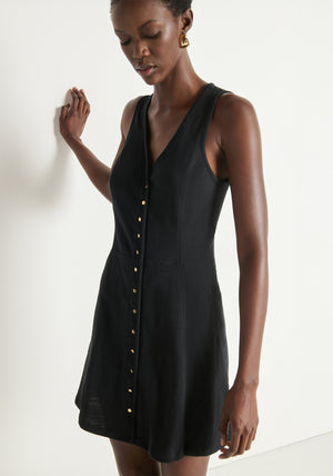 Nation Tierra Mini Dress in Black