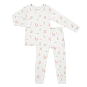 Coccoli Modal Pajama in Cowgirl Boots