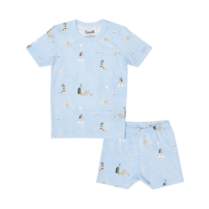 Coccoli Modal Pajama in Sea