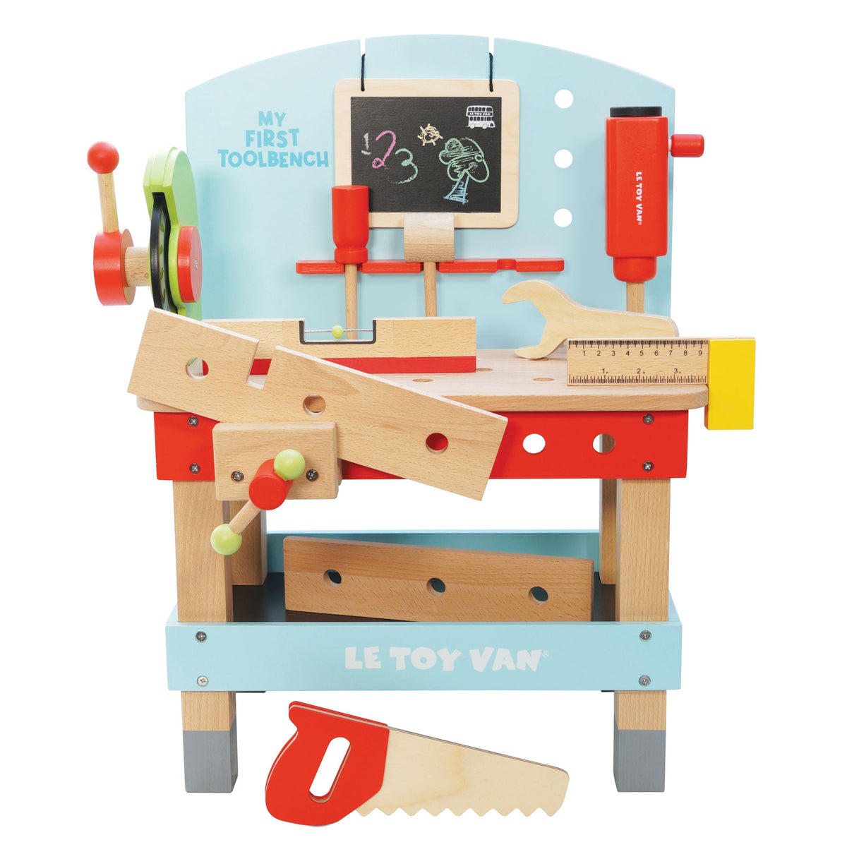 Le Toy Van Wooden Tool Bench 20 Accessories