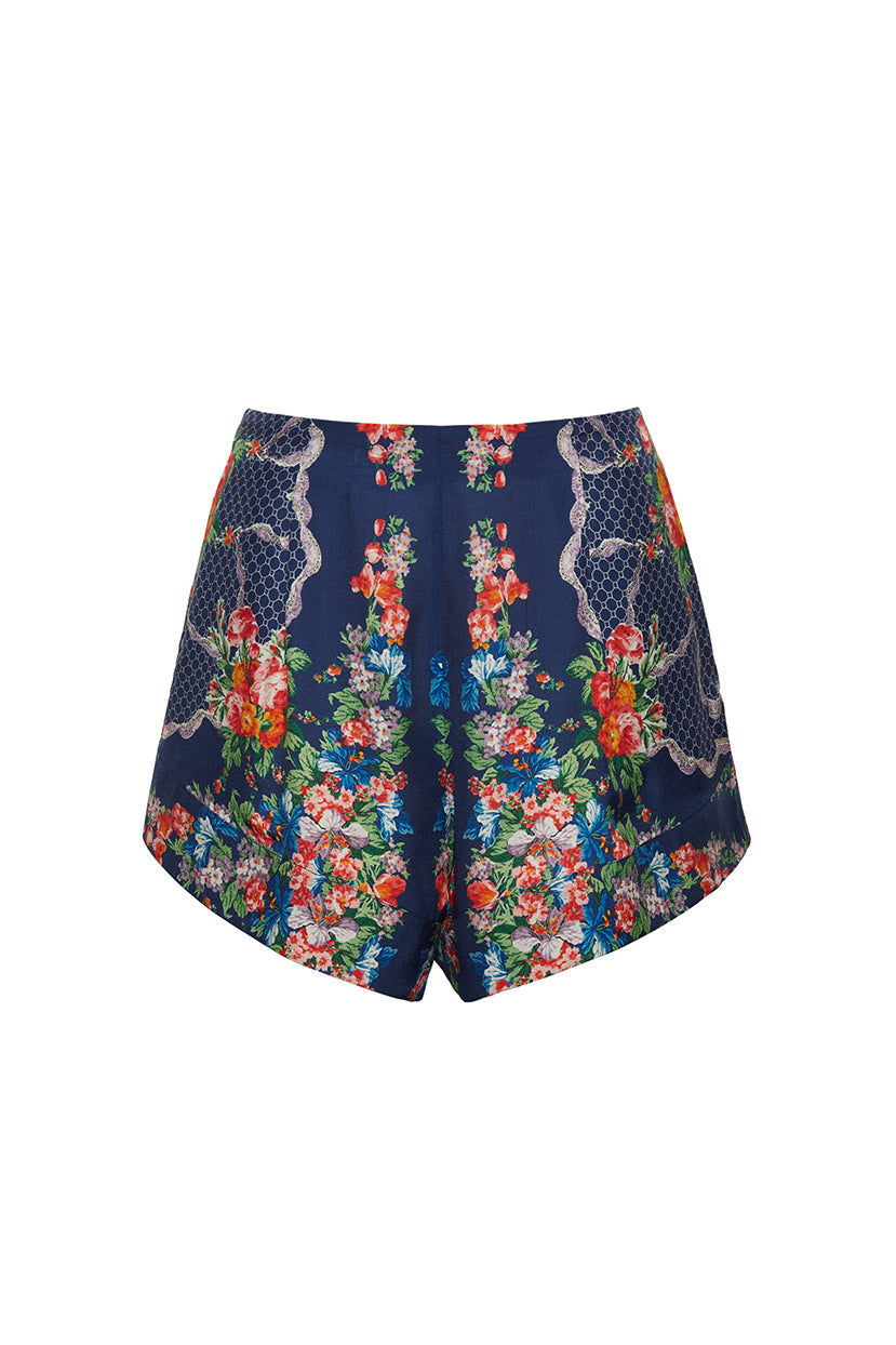 Cara Cara Trish Shorts in Gemma Scarf Navy