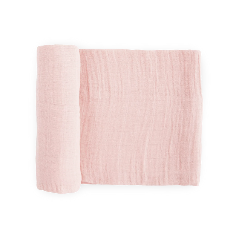 Little Unicorn Cotton Muslin Swaddle in Light Pink