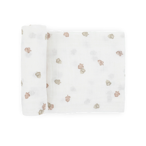Little Unicorn Cotton Muslin Swaddle in Acorns