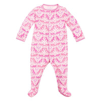 Joy Street Kids Unicorns Puff Sleeve Zip Baby Onesie