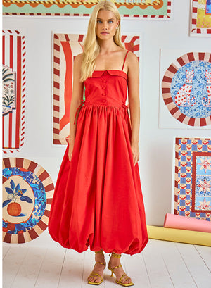 Hunter Bell Taryn Dress in True Red