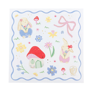 Daydream Society Bunnies In The Garden Overalls Sticker Sheets