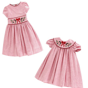 Bailey Boys Baby Holly Red Corduroy Dress