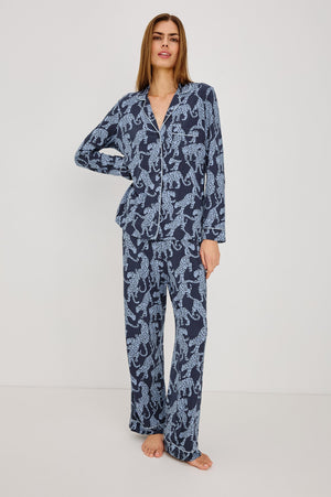 Rails Varra Pajama Set in Midnight Jaguar