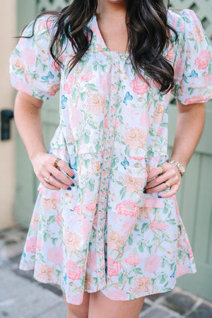 Victoria Dunn Camille Dress in Celestial Garden