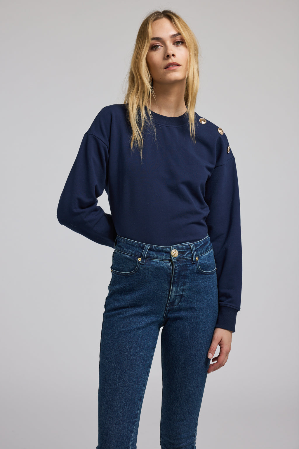 Generation Love Cambria Sweatshirt in Navy