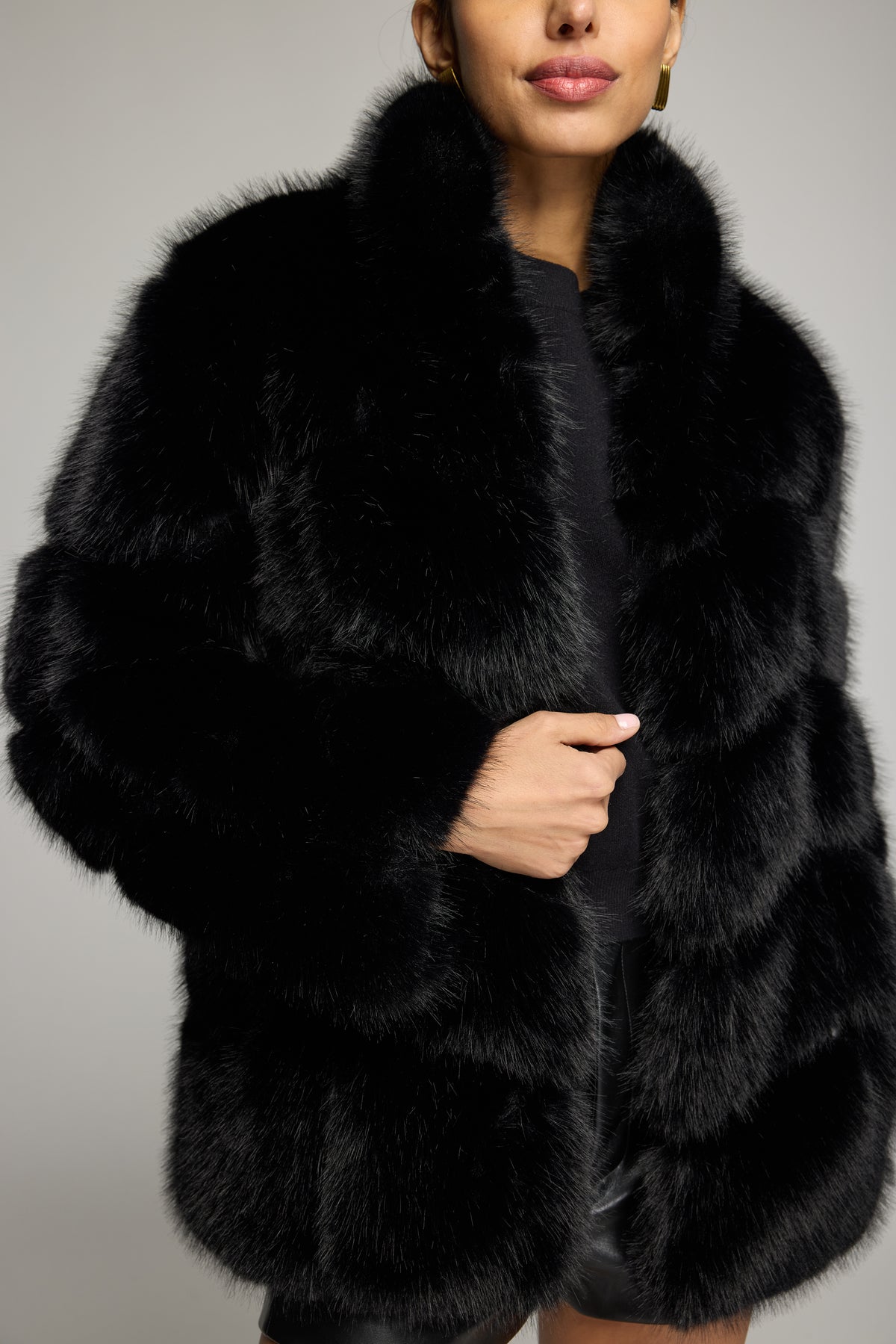 LOUISA FAUX FUR JACKET