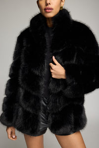 LOUISA FAUX FUR JACKET