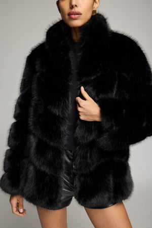 LOUISA FAUX FUR JACKET
