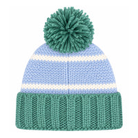 Bits & Bows Bobble Hat in Blue Golf
