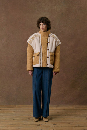Louise Misha Beatine Jacket in Sand