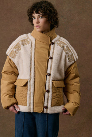 Louise Misha Beatine Jacket in Sand