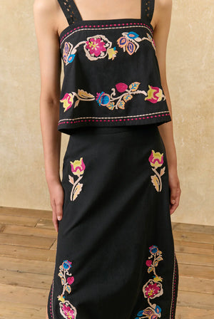 Louise Misha Phaedra Top in Black