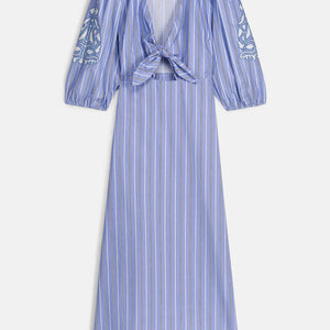 Louise Misha Chadhlia Dress in Blue Ocean Stripes
