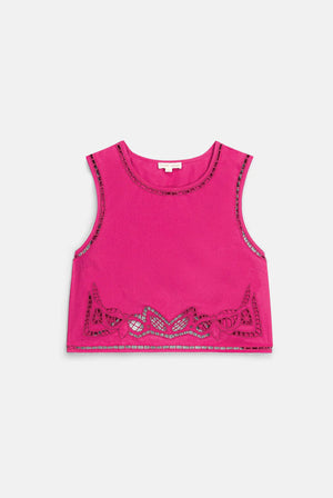Louise Misha Irane Top in Fuchsia