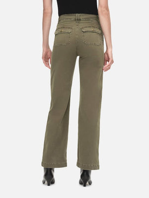 Frame Utility Pocket Pant in Washed Winter Moss