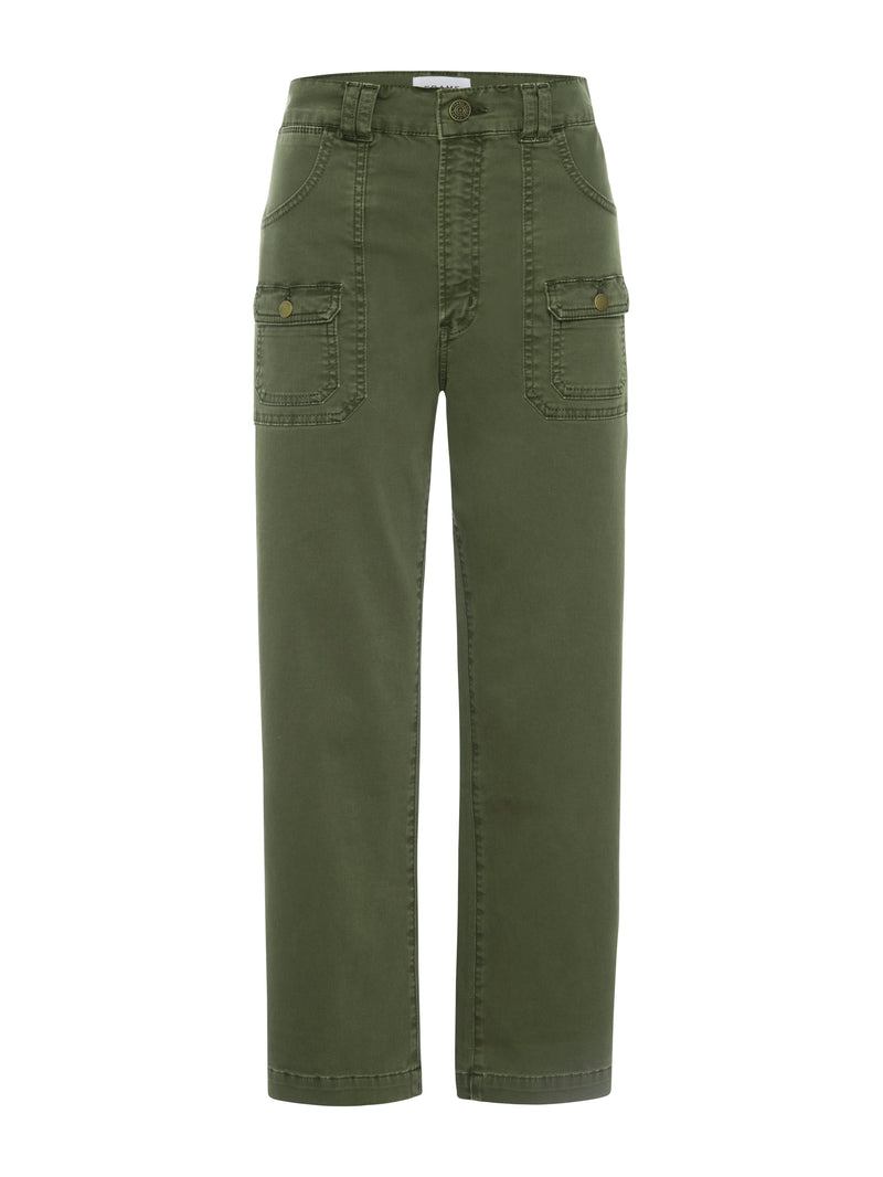 Frame Utility Pocket Pant in Washed Winter Moss