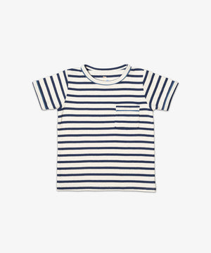 Oso + Me Willie Tee Shirt in Navy Stripe
