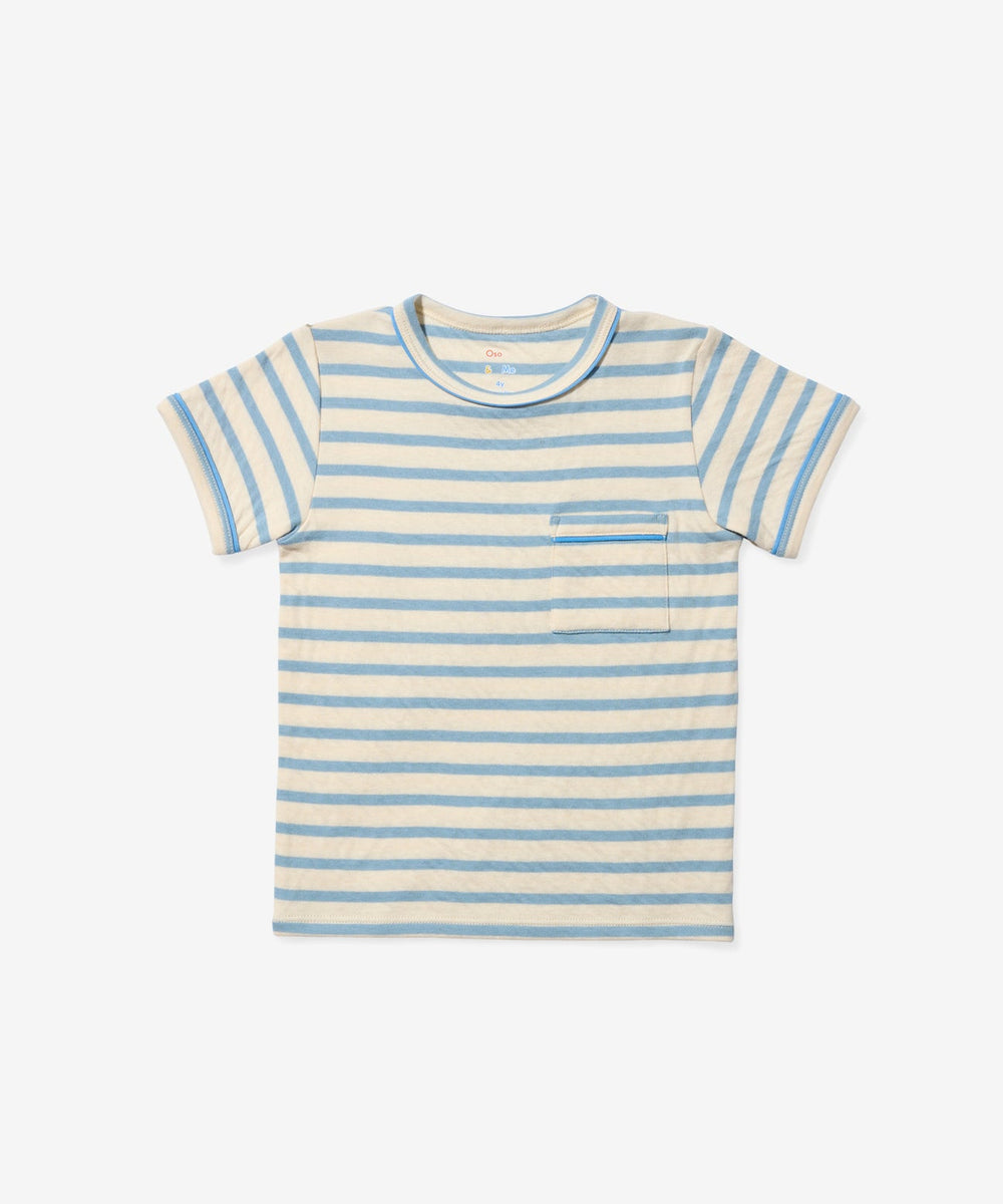 Dusty Blue Stripe