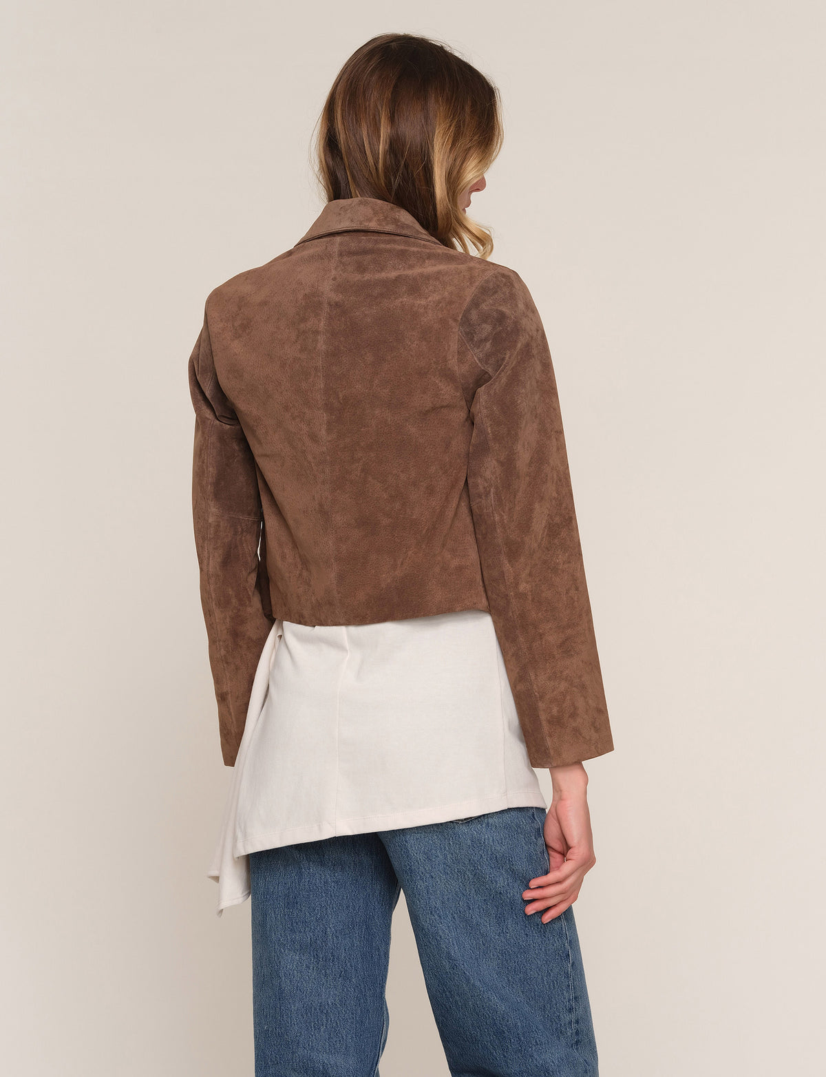 Heartloom Benly Suede Jacket in Mink