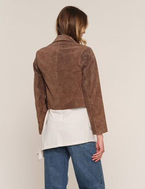 Heartloom Benly Suede Jacket in Mink