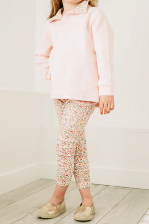 Maddie & Connor Emma Quilted Pullover in Pink