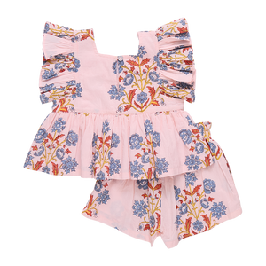 Pink Chicken Elsie 2 Piece Set in Provence Floral Pink