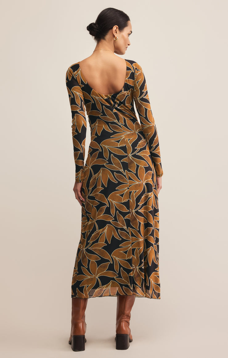 Z Supply Spellbound Mesh Floral Dress in Coconut