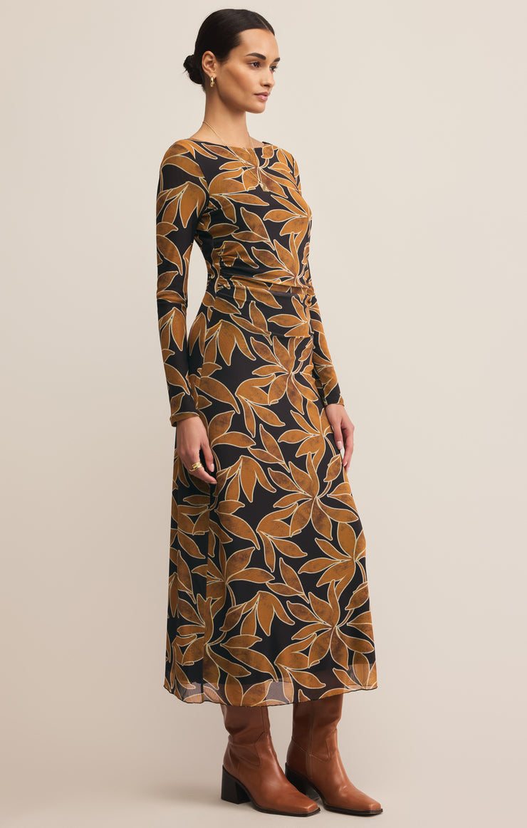 Z Supply Spellbound Mesh Floral Dress in Coconut