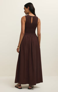 Z Supply Juniper Maxi Dress in Chocolate Cherry