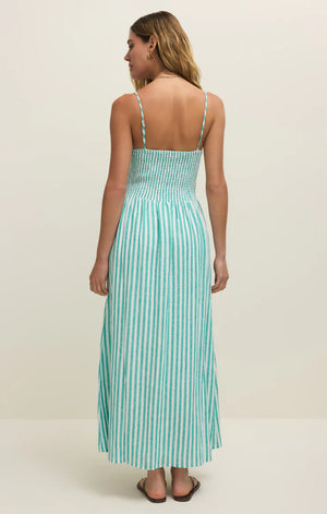 Z Supply Bayside Striped Midi Dress in La Palma