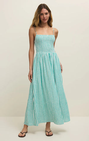 Z Supply Bayside Striped Midi Dress in La Palma