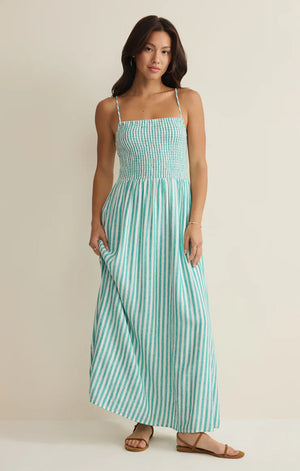 Z Supply Bayside Striped Midi Dress in La Palma