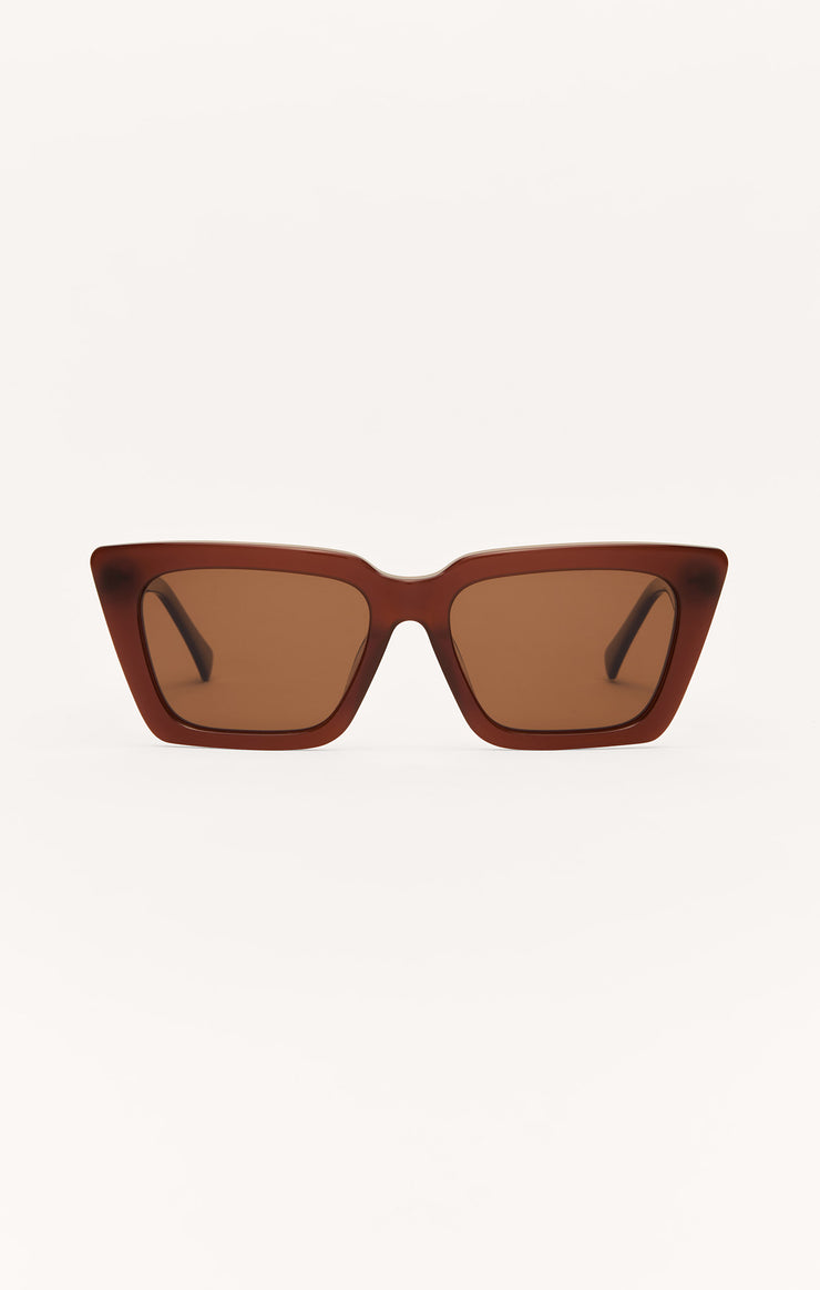 Z Supply Feel Good Sunglasses in Chestnut Tortoise