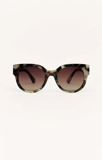 Z Supply Lunch Date Sunglasses in Marble Tort