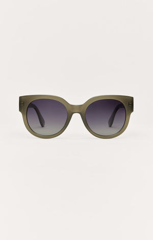 Z Supply Lunch Date Sunglasses in Olive-Gradient