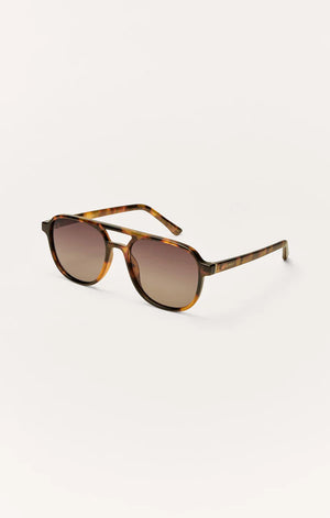 Z Supply Tourist Sunglasses in Brown Tortoise Gradient