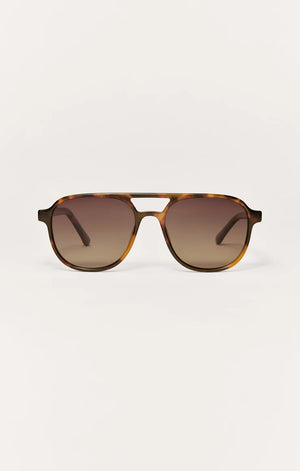 Z Supply Tourist Sunglasses in Brown Tortoise Gradient
