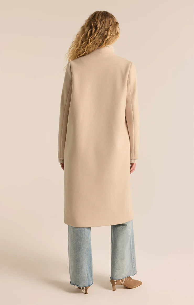 Z Supply Alchemist Fringe Coat in Natural