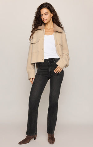Z Supply Peyton Jacket in Soft Ecru
