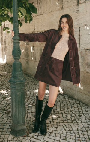Z Supply Perri Suede Mini Skirt (mult colors)