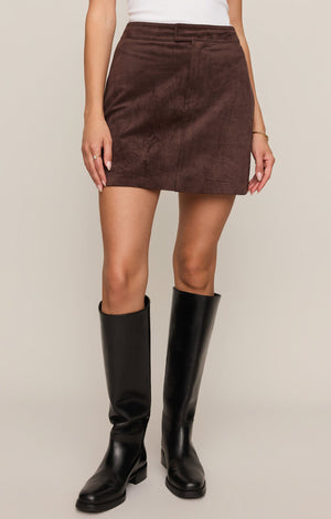 Z Supply Perri Suede Mini Skirt (mult colors)