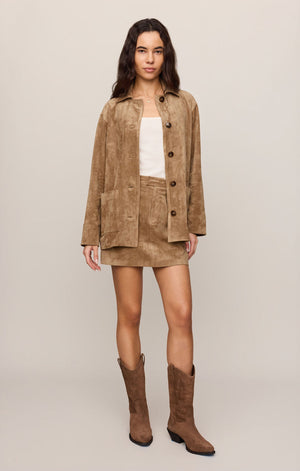 Z Supply Perri Suede Mini Skirt (mult colors)