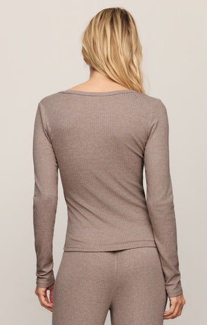 Z Supply Just Right Rib LS Top