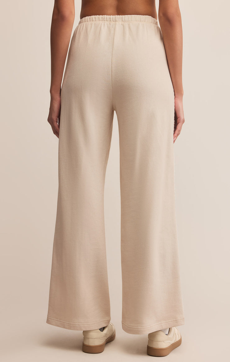 Z Supply Take All French Terry Sweat Pant in Crystal